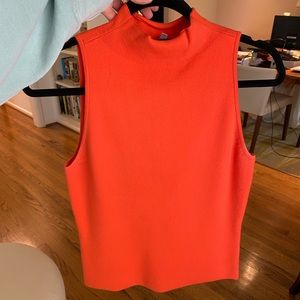 Milly- sleeveless knit funnel neck top